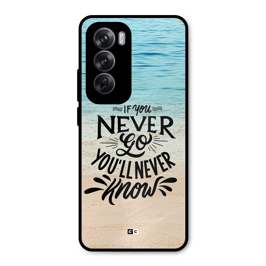 Will Never Know Metal Back Case for Oppo Reno12 Pro