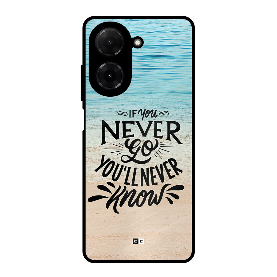 Will Never Know Metal Back Case for Redmi A5 4G