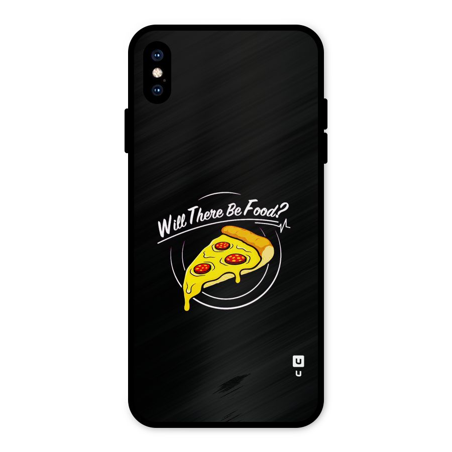 Will There Be Food Metal Back Case for iPhone XS Max