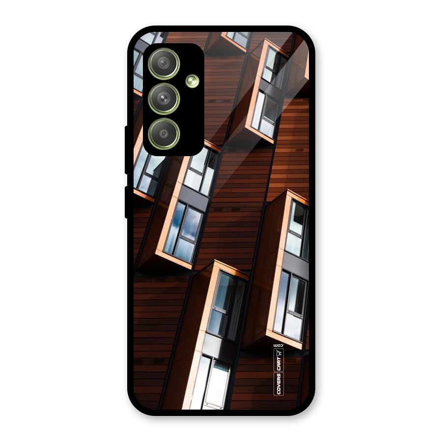 Window Abstract Glass Back Case for Galaxy A54