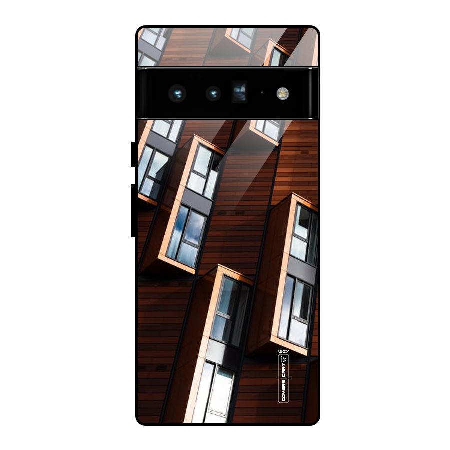 Window Abstract Glass Back Case for Google Pixel 6 Pro