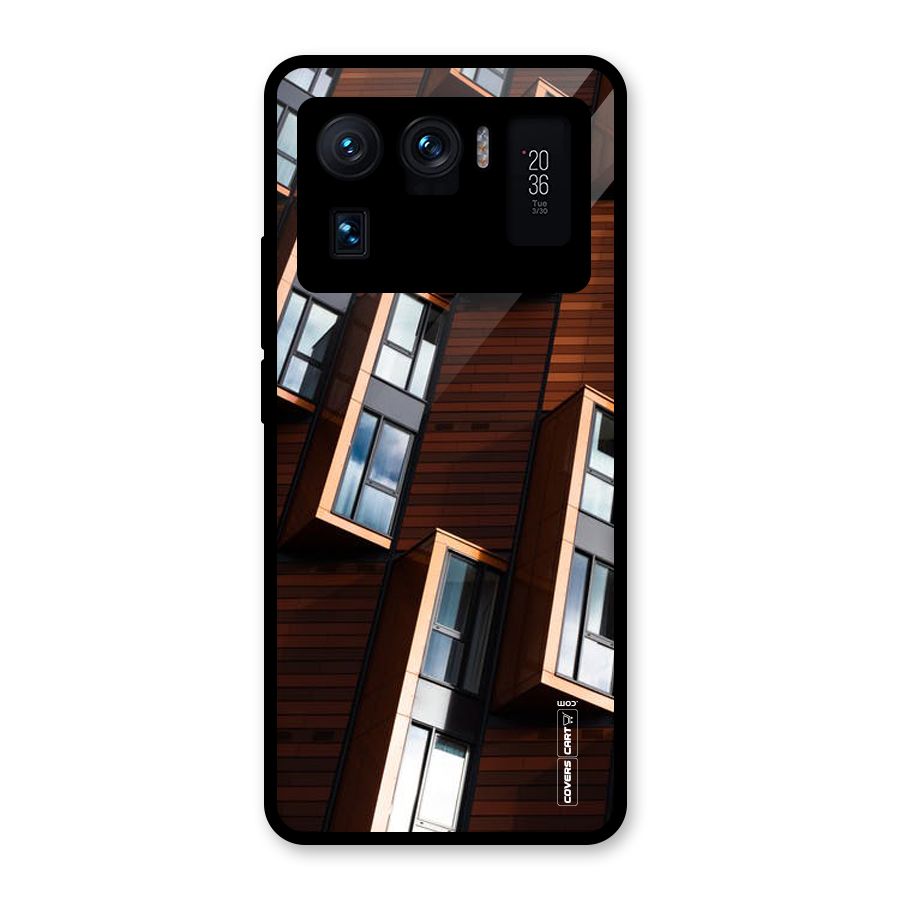 Window Abstract Glass Back Case for Mi 11 Ultra