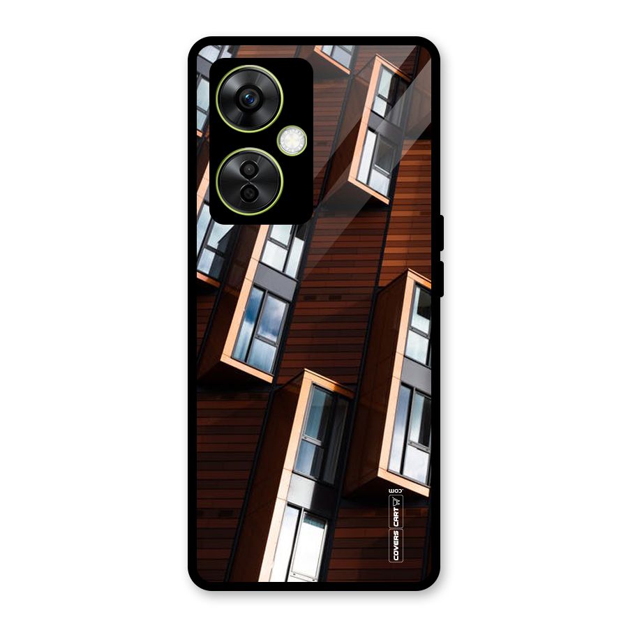Window Abstract Glass Back Case for OnePlus Nord CE 3 Lite