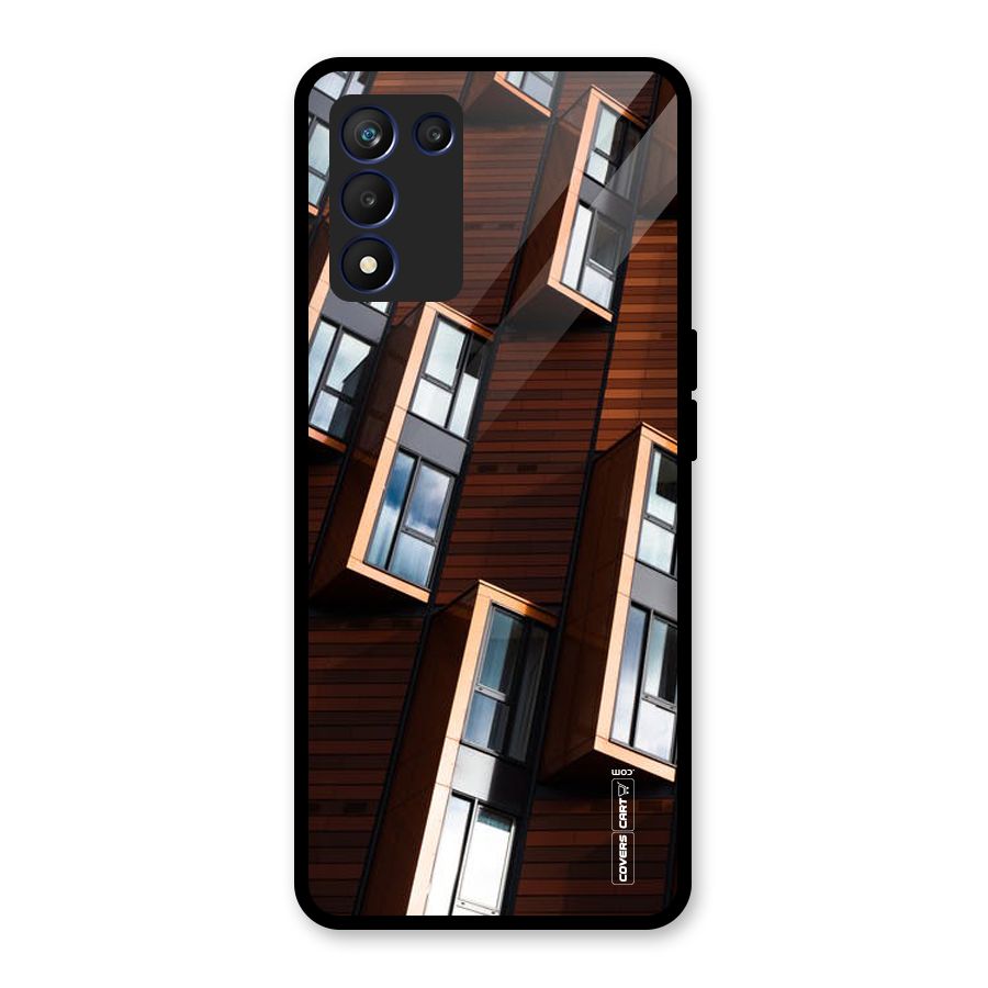 Window Abstract Glass Back Case for Realme 9 5G Speed