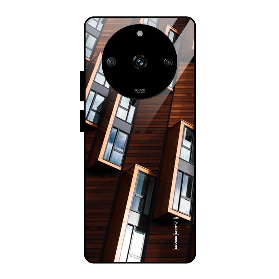 Window Abstract Glass Back Case for Realme Narzo 60 5G