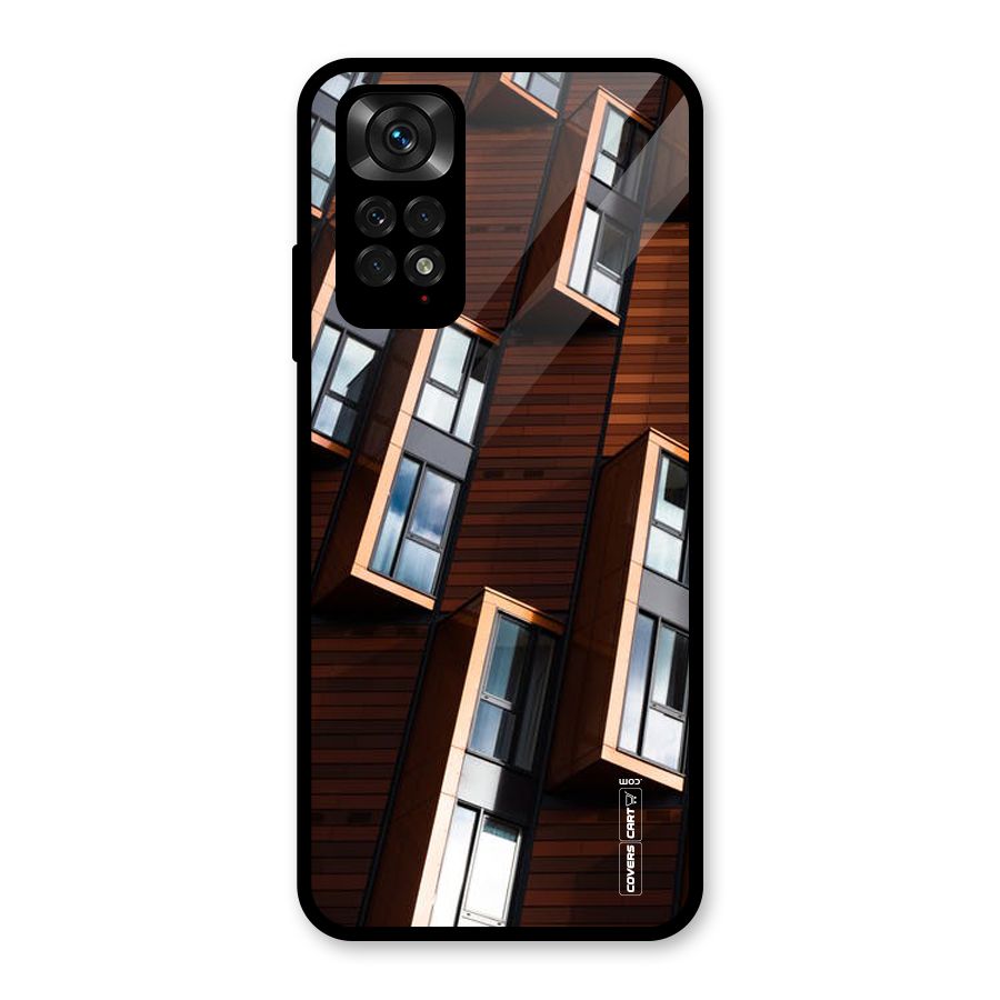 Window Abstract Glass Back Case for Redmi Note 11S