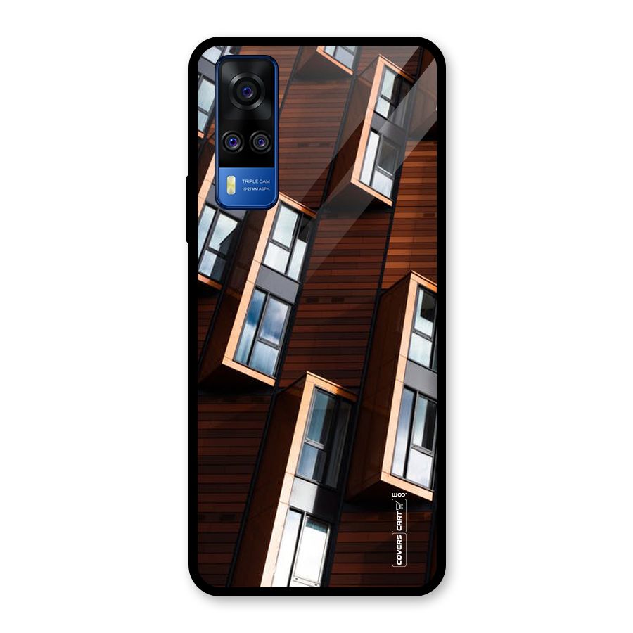Window Abstract Glass Back Case for Vivo Y31