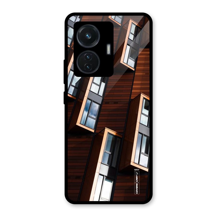 Window Abstract Glass Back Case for iQOO Z6 44W