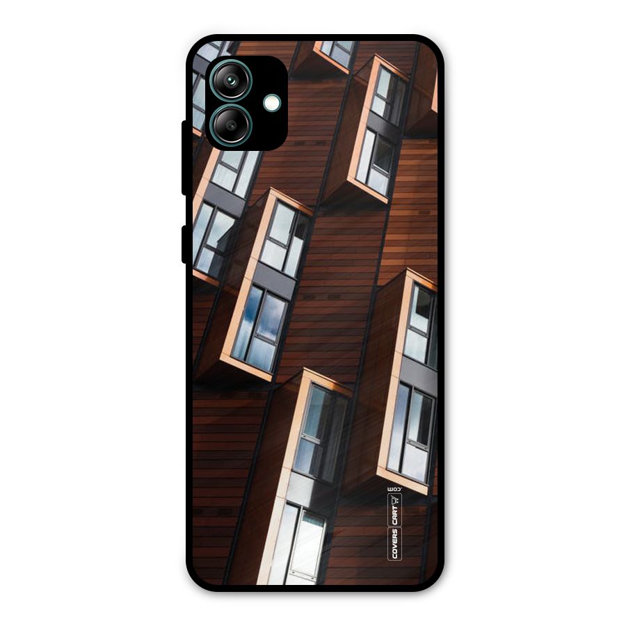 Window Abstract Metal Back Case for Galaxy A04