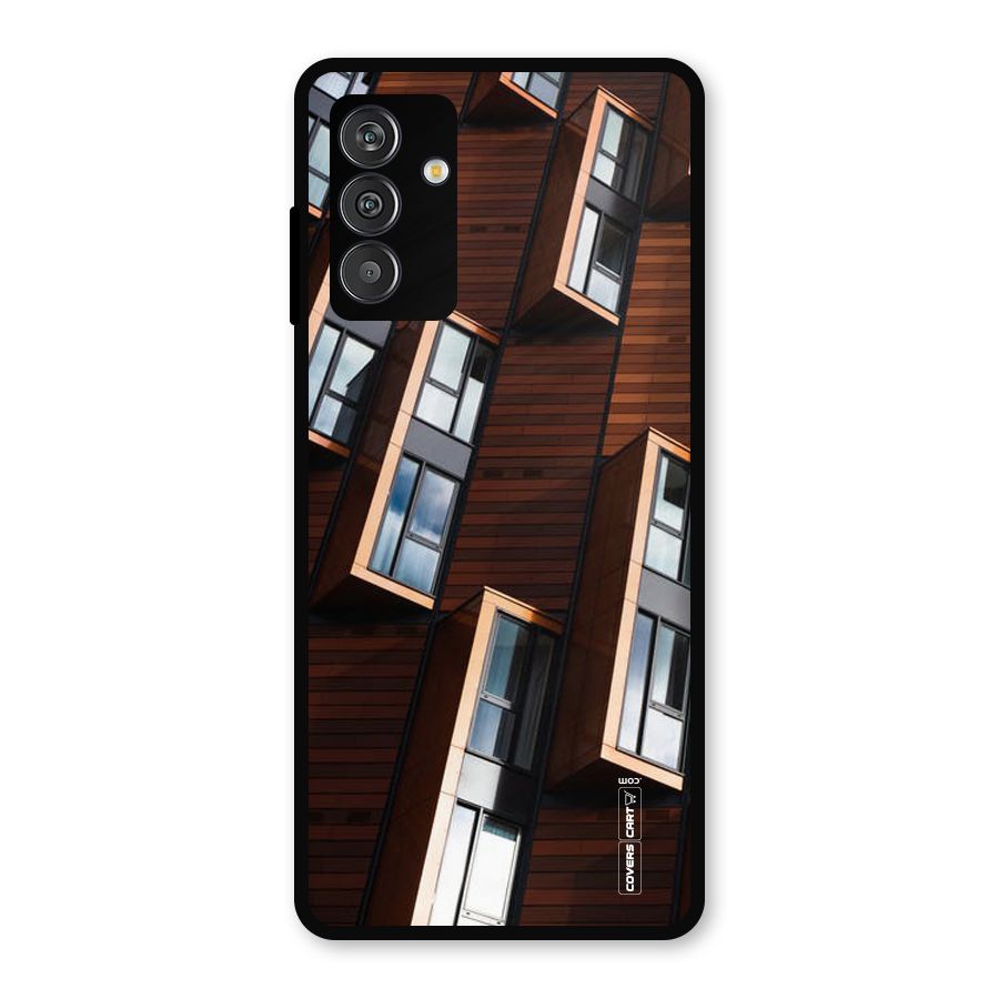 Window Abstract Metal Back Case for Galaxy F13