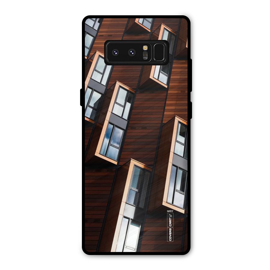 Window Abstract Metal Back Case for Galaxy Note 8