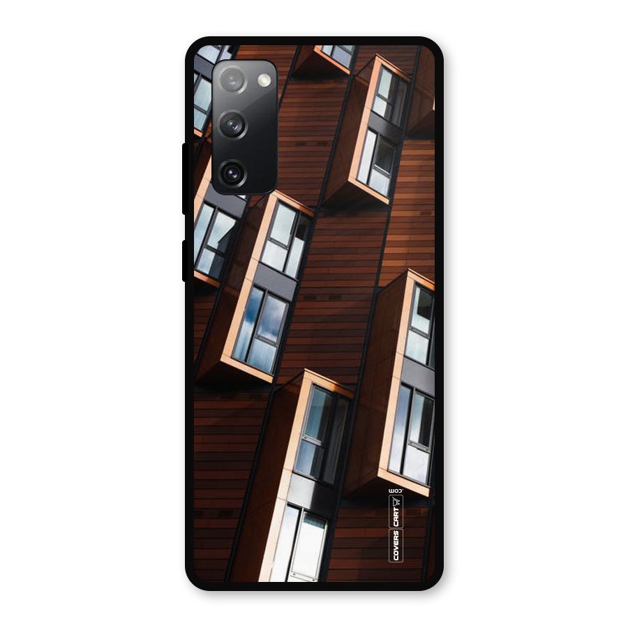 Window Abstract Metal Back Case for Galaxy S20 FE 5G