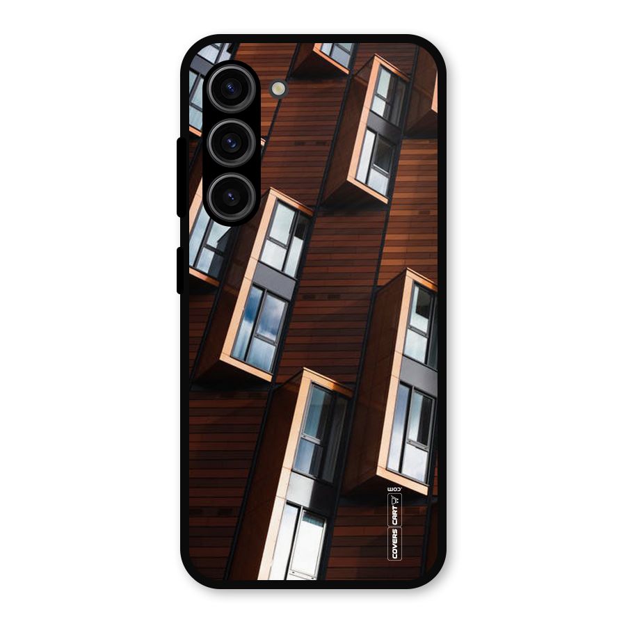 Window Abstract Metal Back Case for Galaxy S23