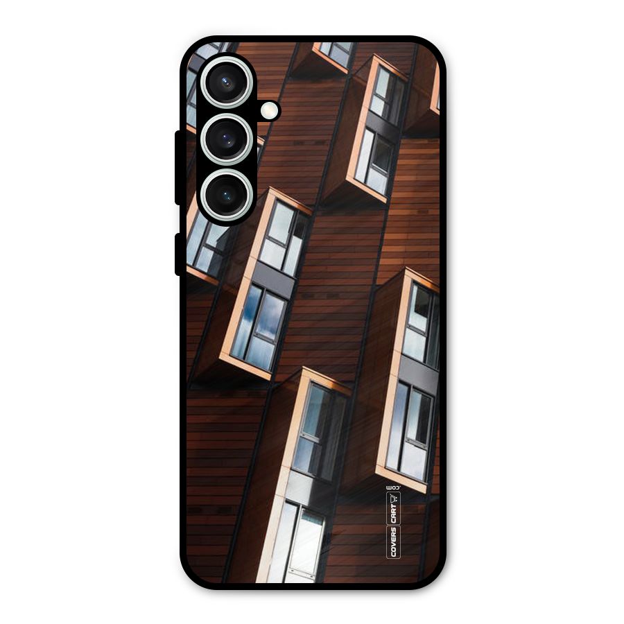 Window Abstract Metal Back Case for Galaxy S23 FE