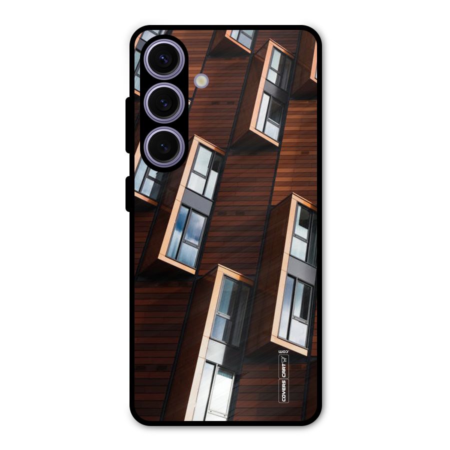 Window Abstract Metal Back Case for Galaxy S24
