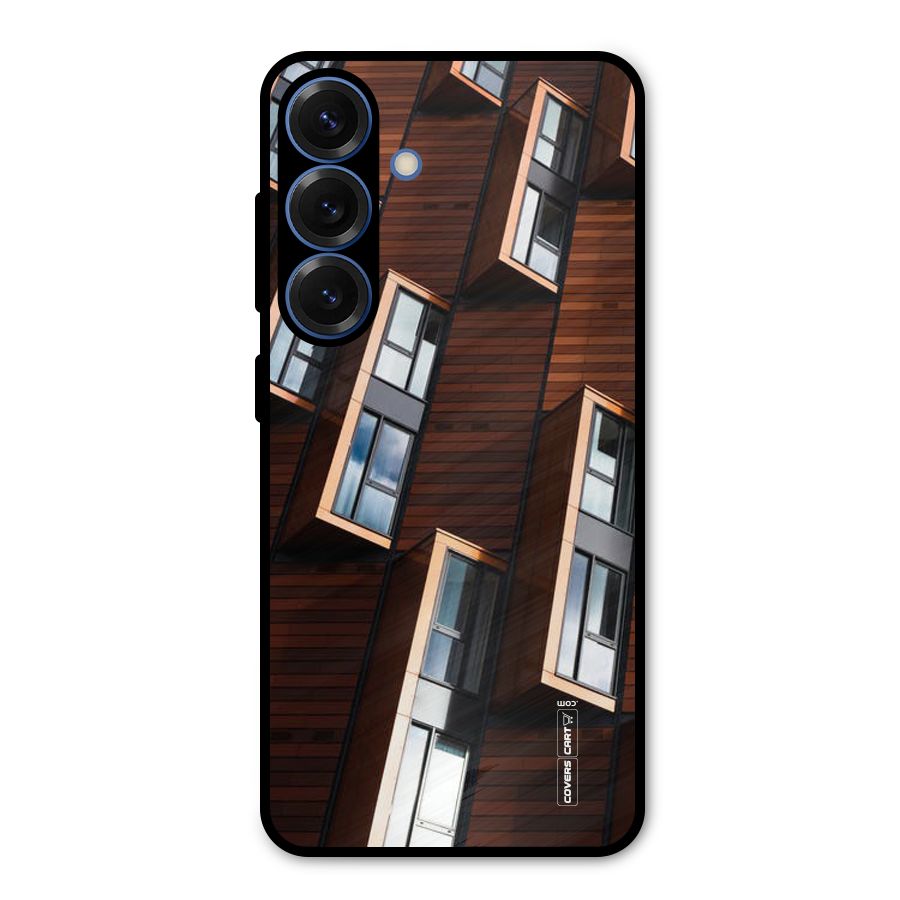 Window Abstract Metal Back Case for Galaxy S25