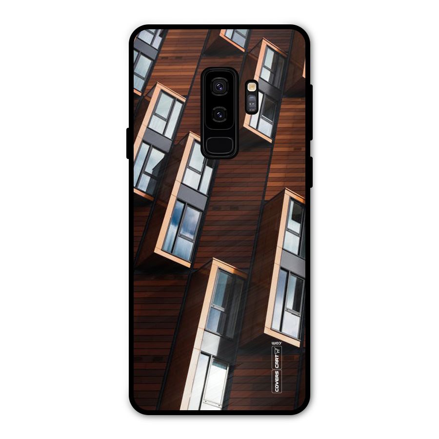 Window Abstract Metal Back Case for Galaxy S9 Plus