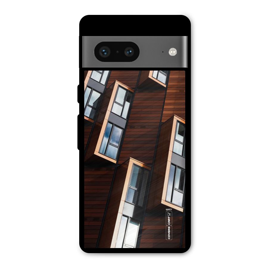 Window Abstract Metal Back Case for Google Pixel 7