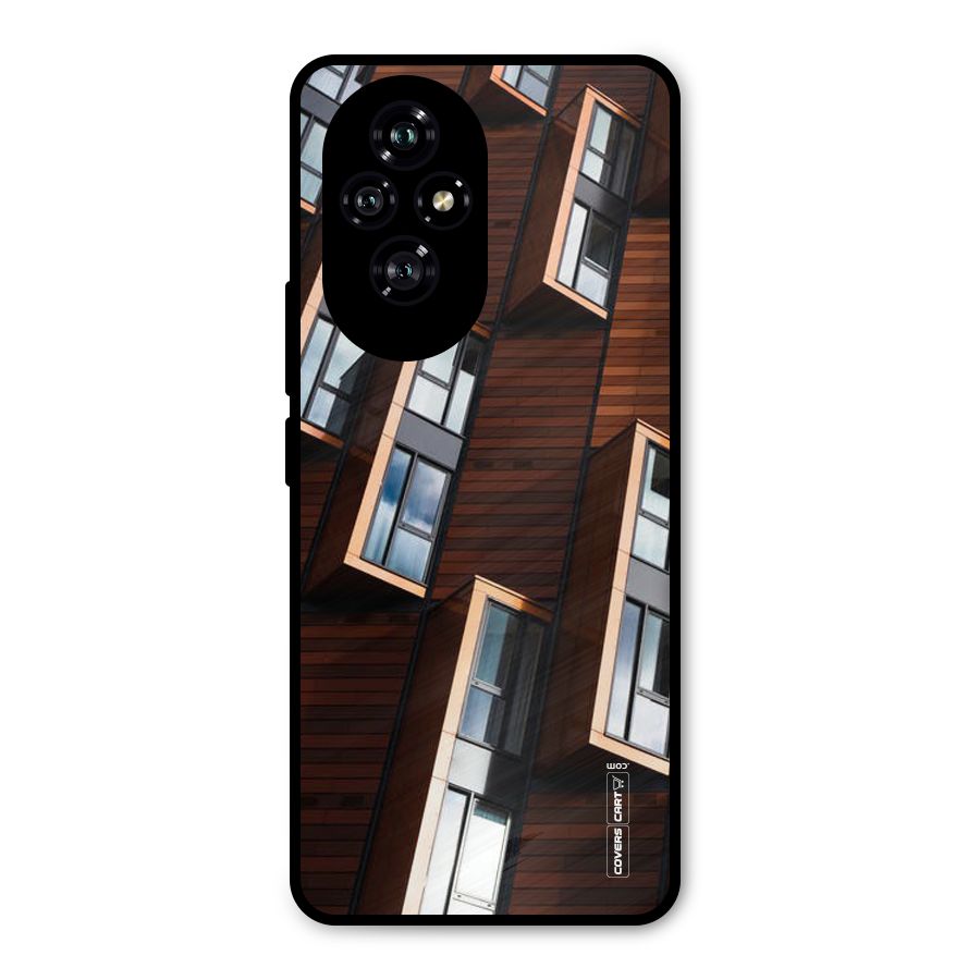 Window Abstract Metal Back Case for Honor 200