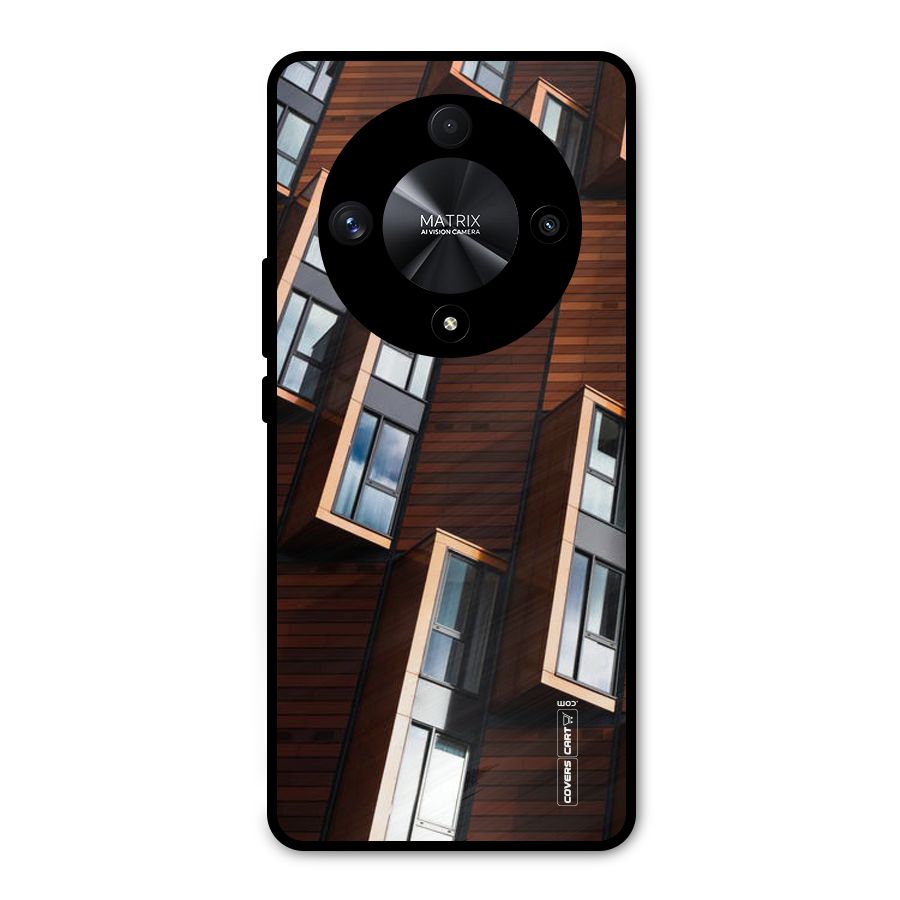 Window Abstract Metal Back Case for Honor X9b