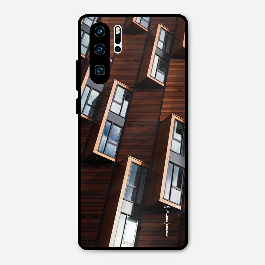 Window Abstract Metal Back Case for Huawei P30 Pro