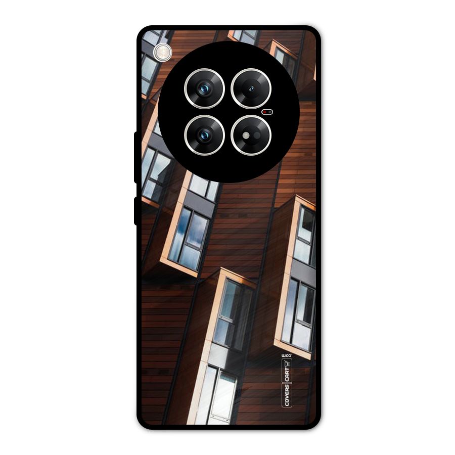 Window Abstract Metal Back Case for Infinix Zero 40 5G