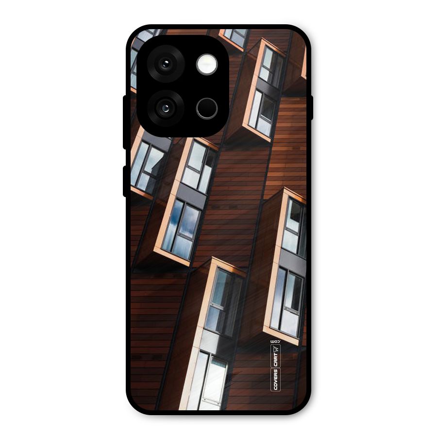 Window Abstract Metal Back Case for OnePlus 13s