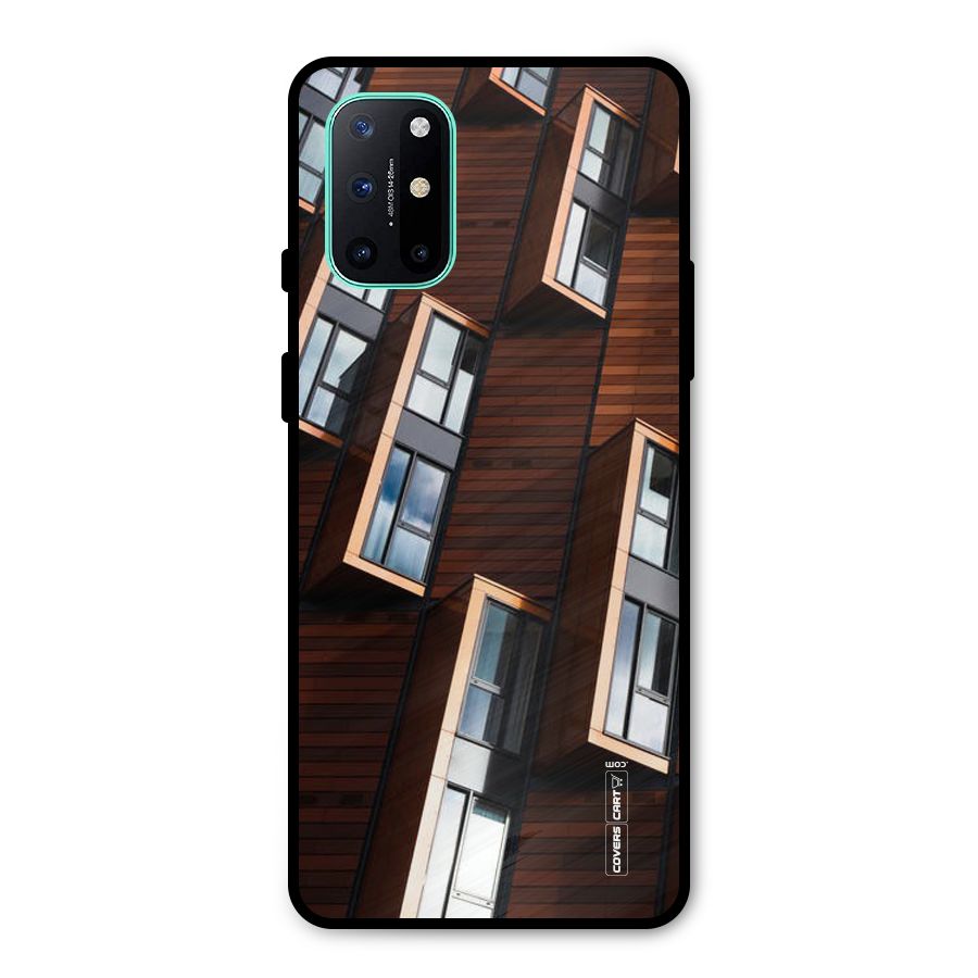 Window Abstract Metal Back Case for OnePlus 8T