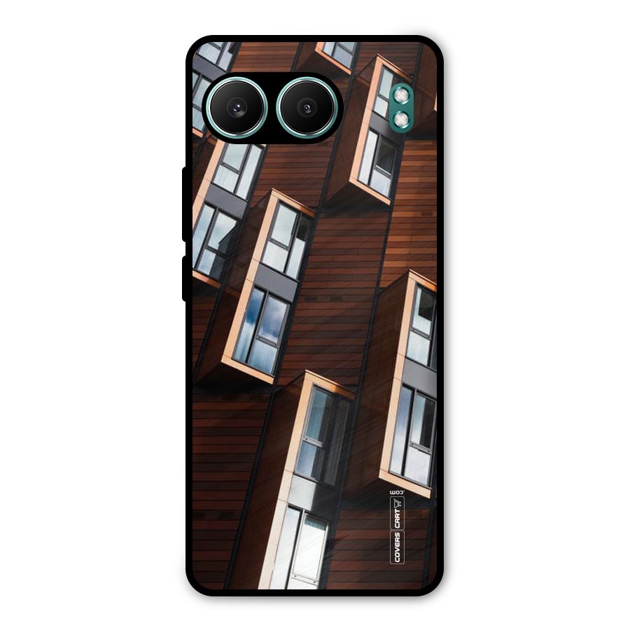 Window Abstract Metal Back Case for OnePlus Nord 4