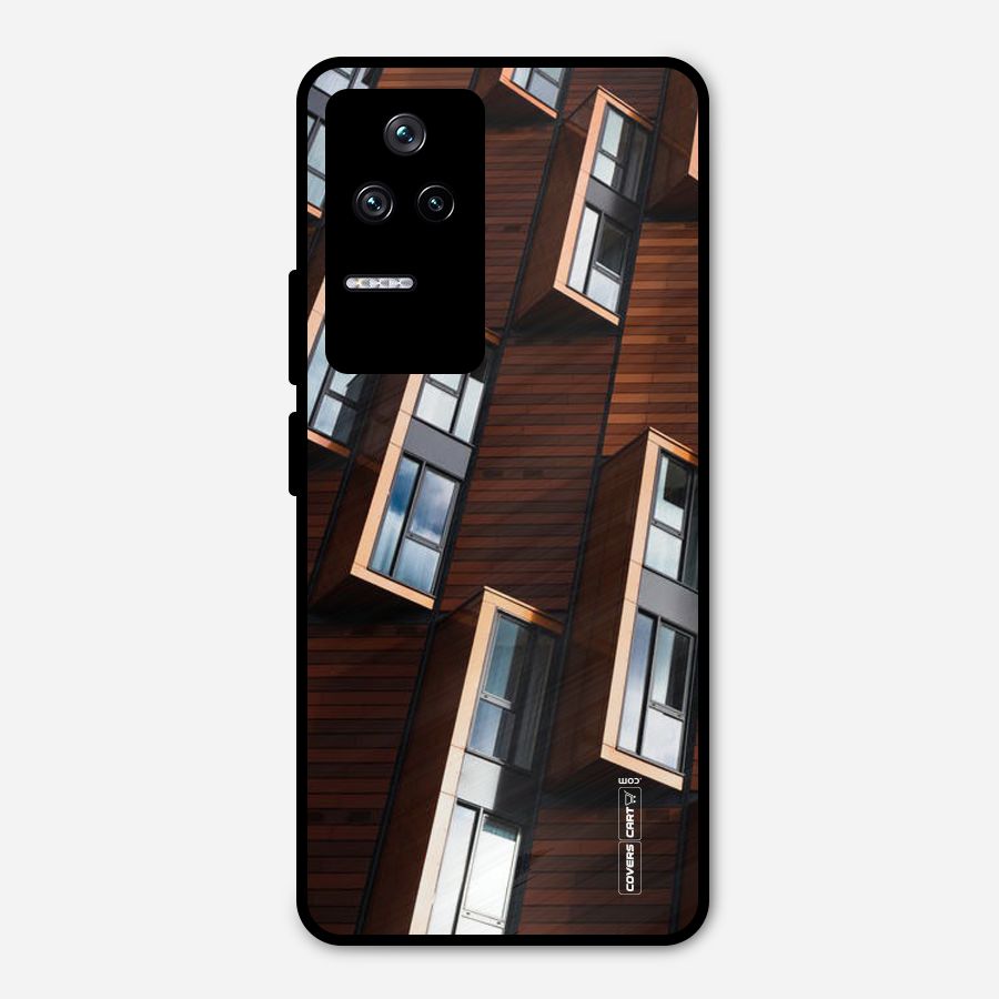 Window Abstract Metal Back Case for Poco F4 5G