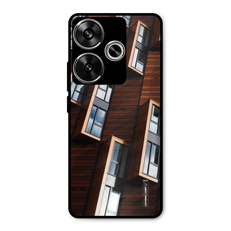Window Abstract Metal Back Case for Poco F6