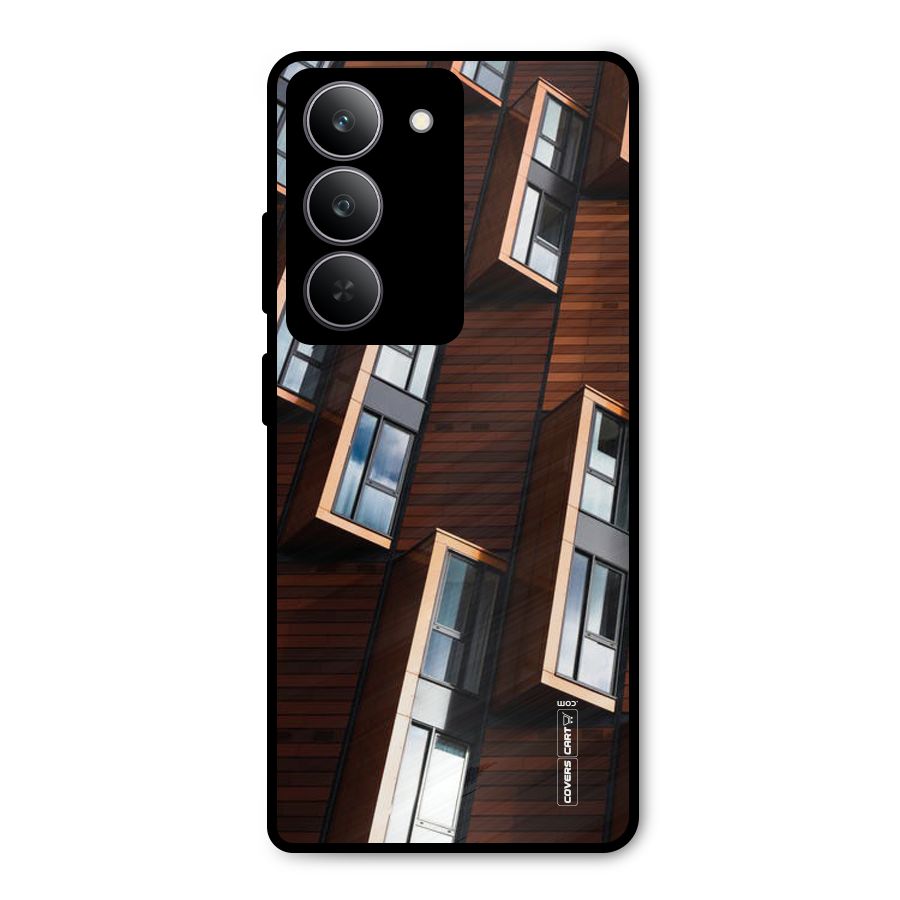 Window Abstract Metal Back Case for Realme 14x