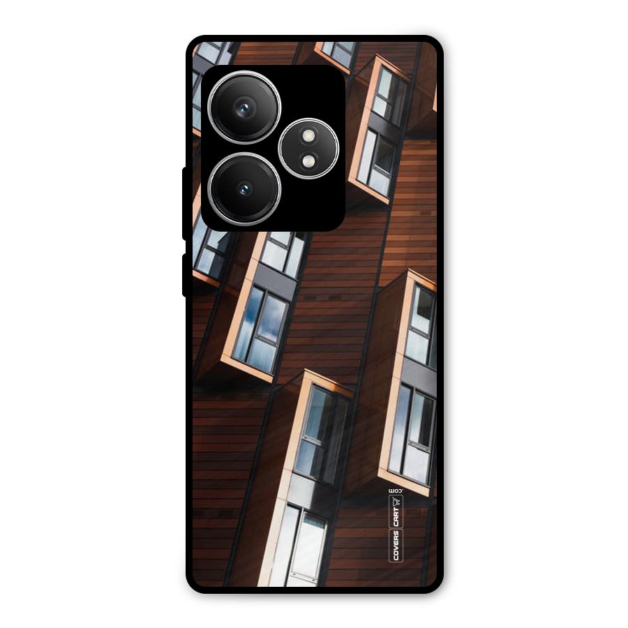 Window Abstract Metal Back Case for Realme GT 6T