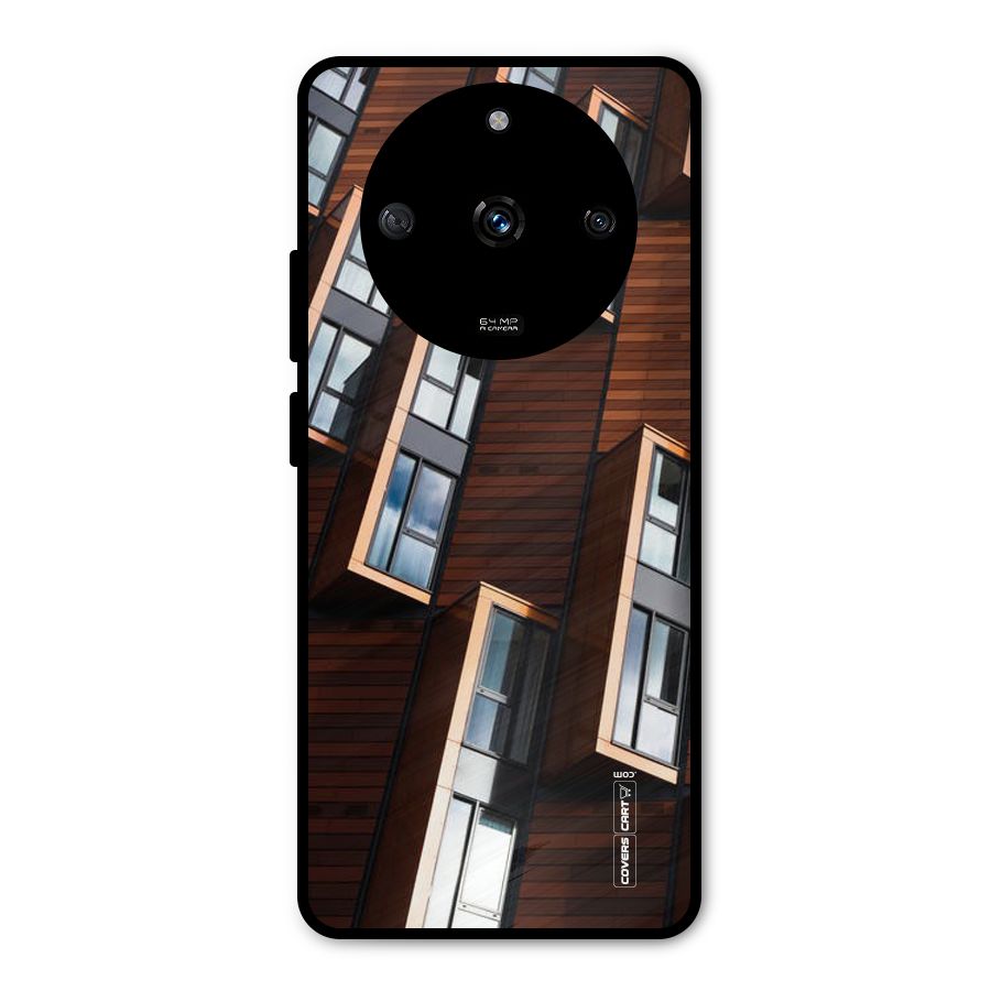 Window Abstract Metal Back Case for Realme Narzo 60 5G