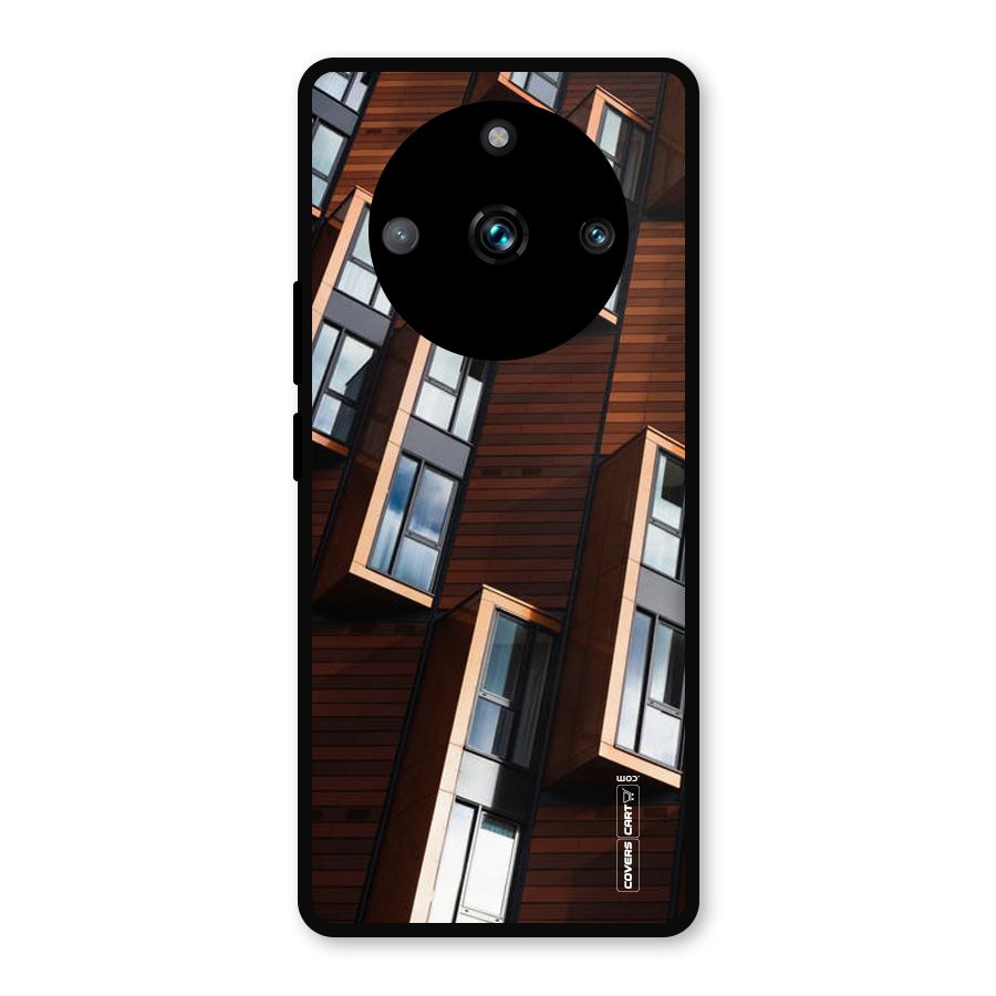 Window Abstract Metal Back Case for Realme Narzo 60 Pro