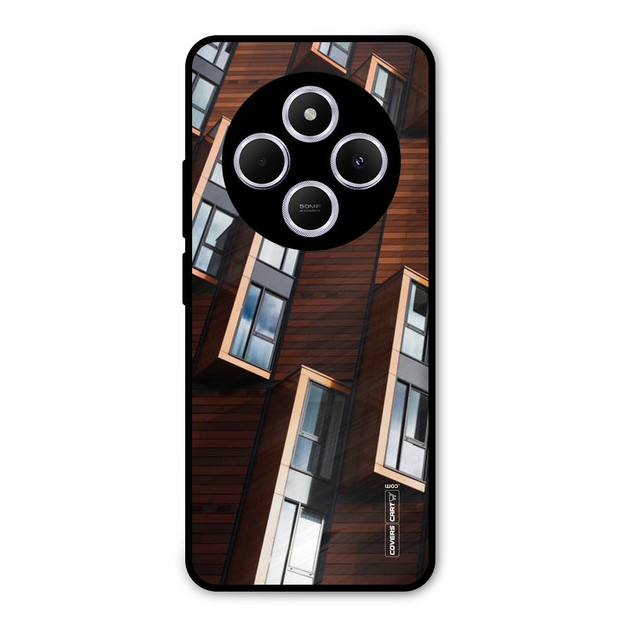 Window Abstract Metal Back Case for Redmi 14C