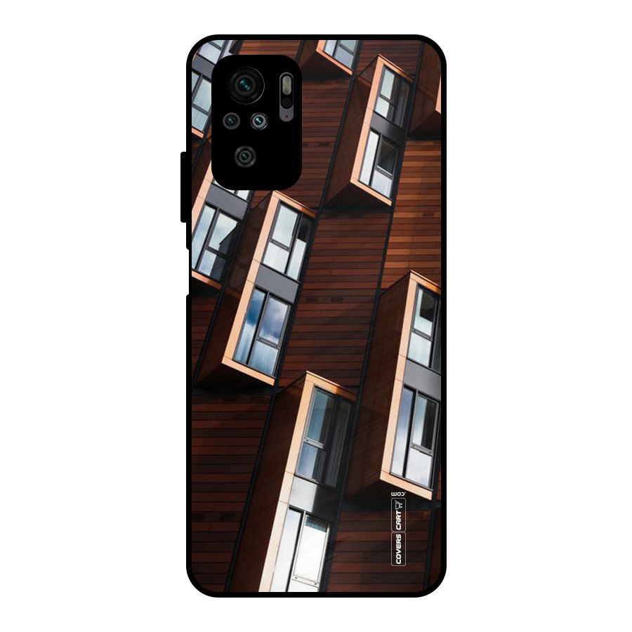 Window Abstract Metal Back Case for Redmi Note 10S