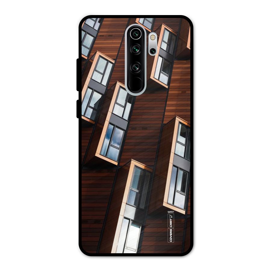Window Abstract Metal Back Case for Redmi Note 8 Pro