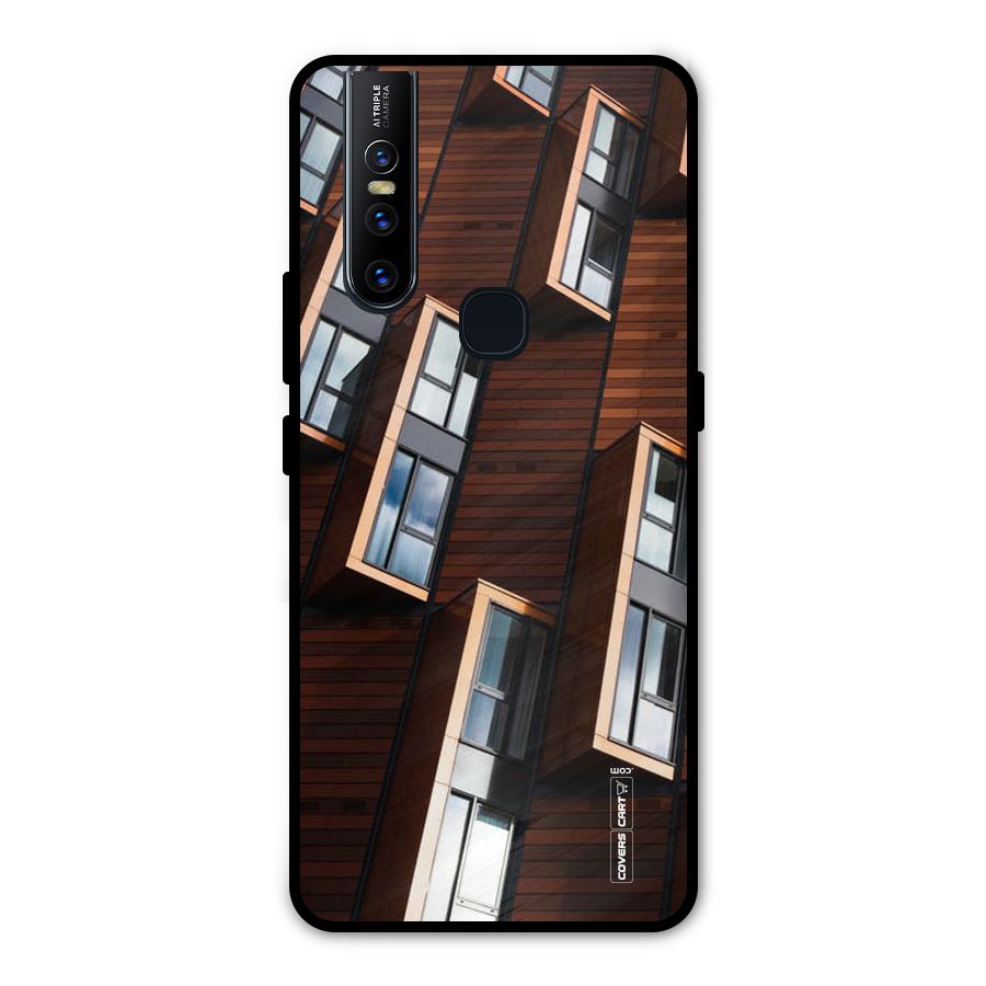 Window Abstract Metal Back Case for Vivo V15