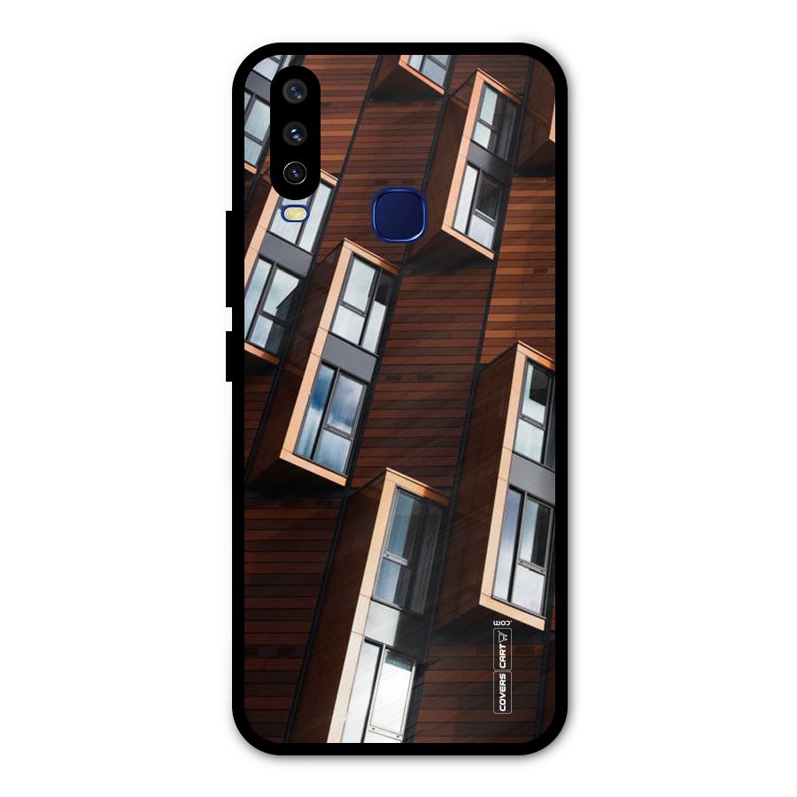 Window Abstract Metal Back Case for Vivo V17