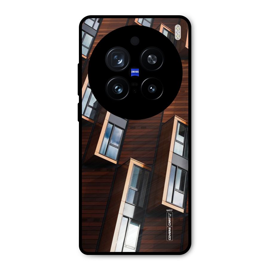 Window Abstract Metal Back Case for Vivo X200 Pro