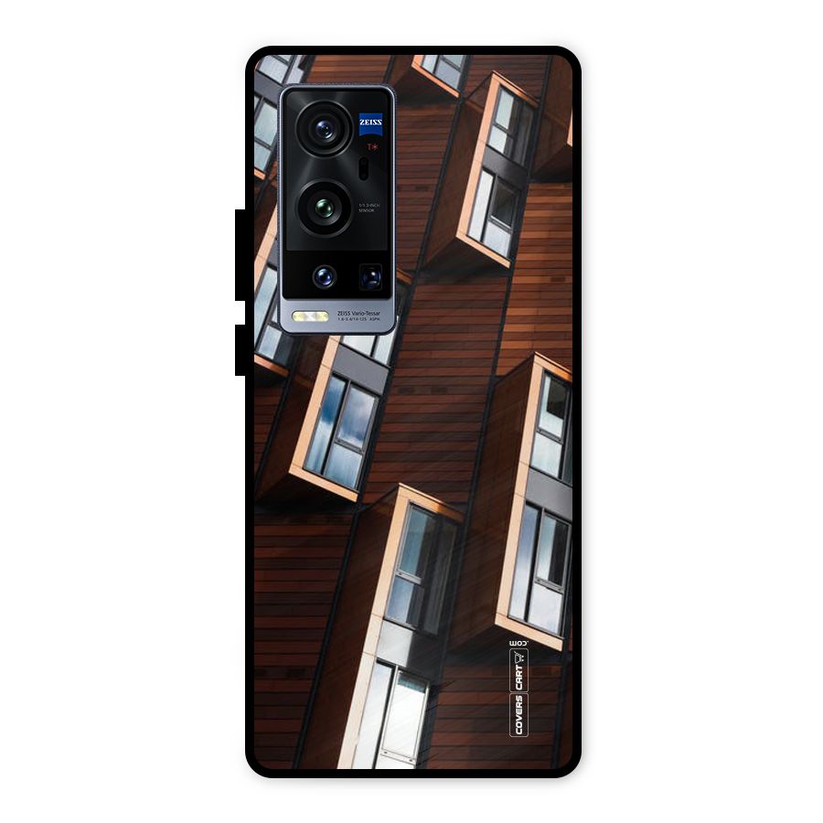 Window Abstract Metal Back Case for Vivo X60 Pro Plus
