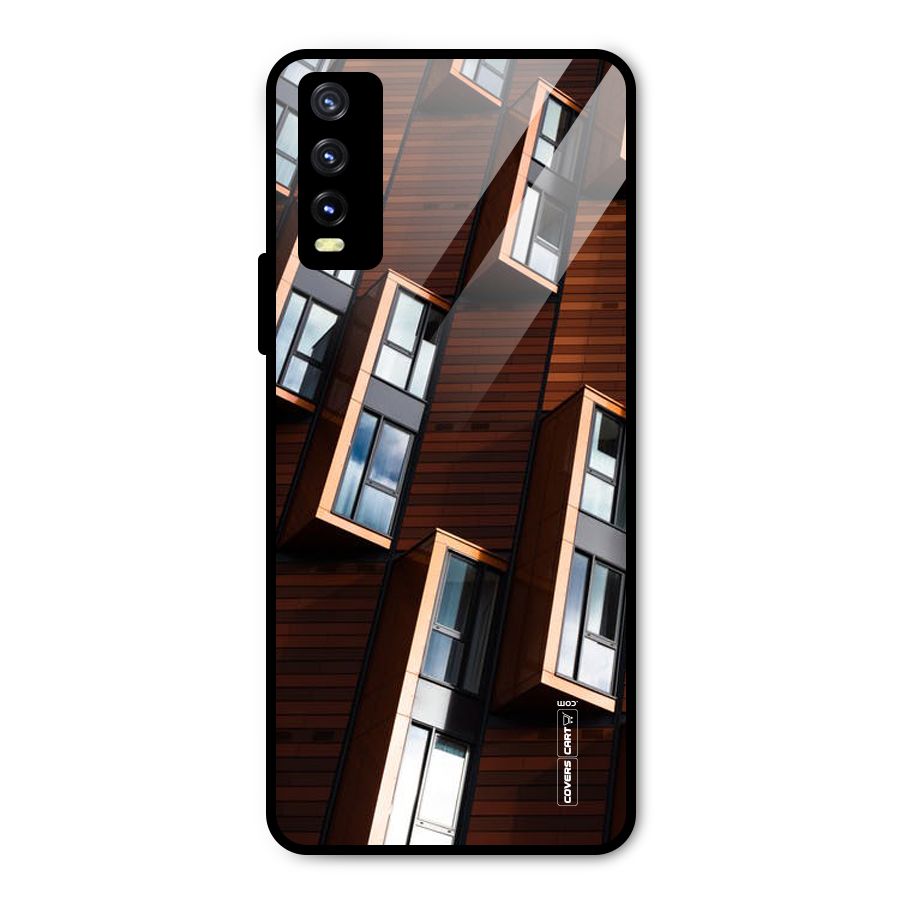 Window Abstract Metal Back Case for Vivo Y20