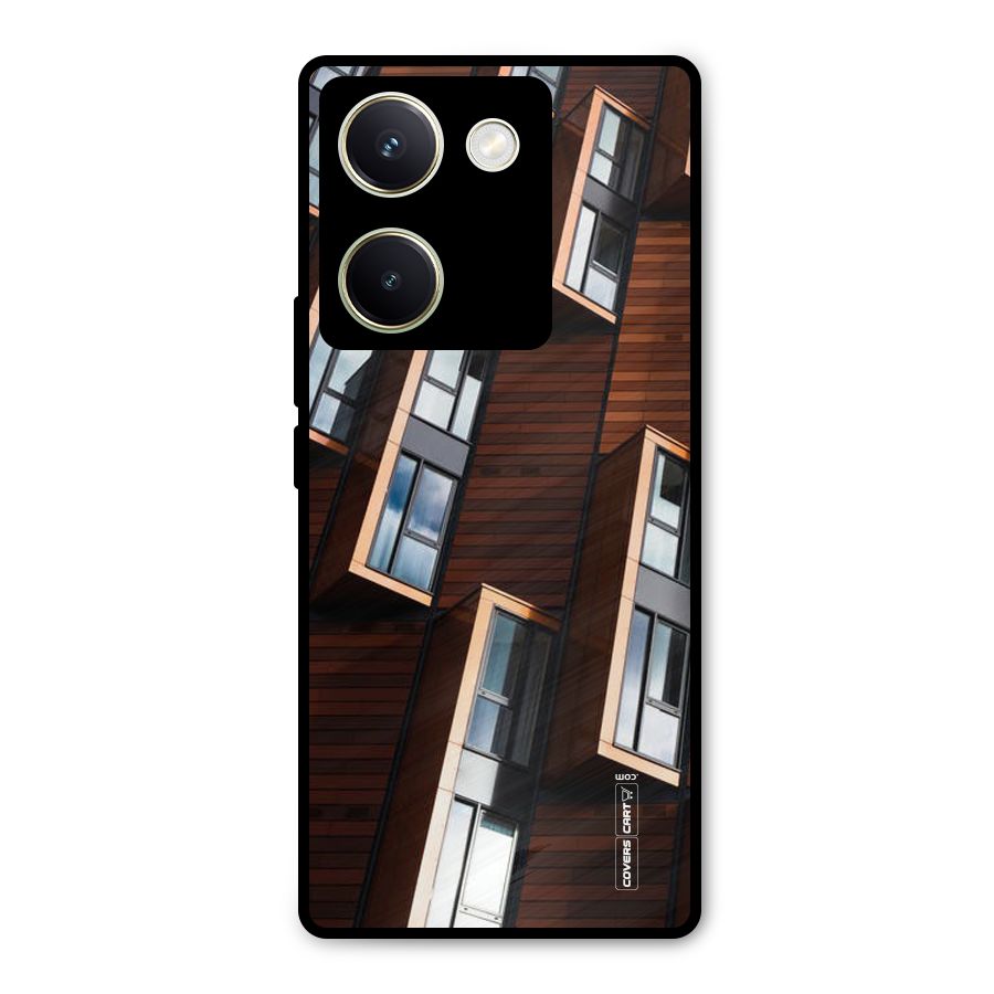 Window Abstract Metal Back Case for Vivo Y200 Pro