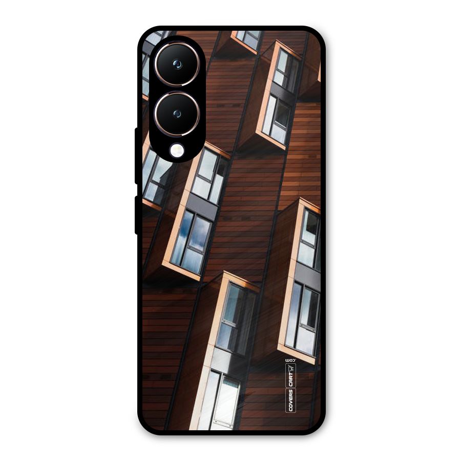 Window Abstract Metal Back Case for Vivo Y28