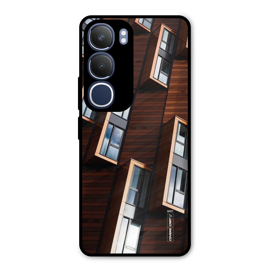 Window Abstract Metal Back Case for Vivo Y29