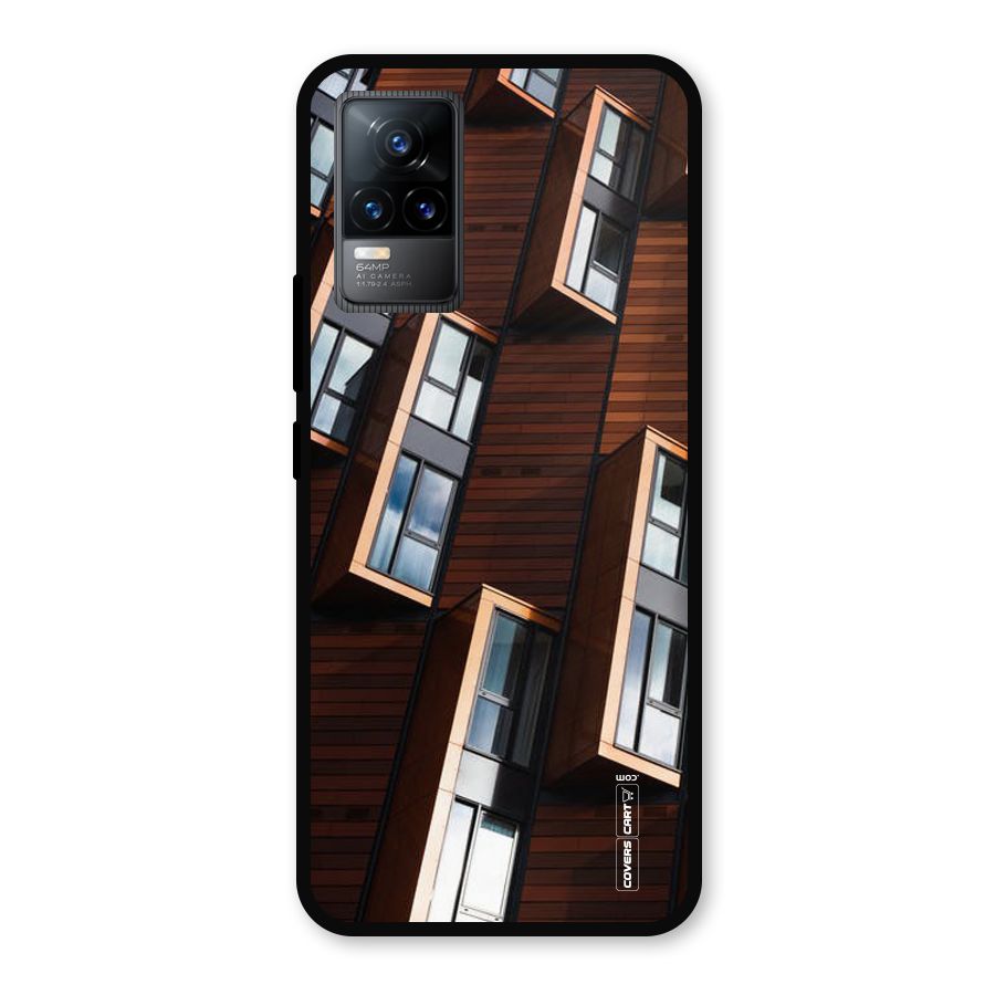 Window Abstract Metal Back Case for Vivo Y73