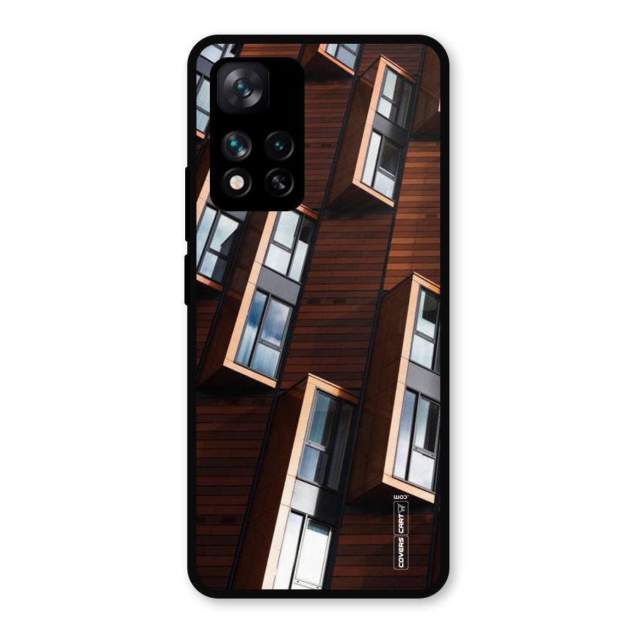 Window Abstract Metal Back Case for Xiaomi 11i 5G