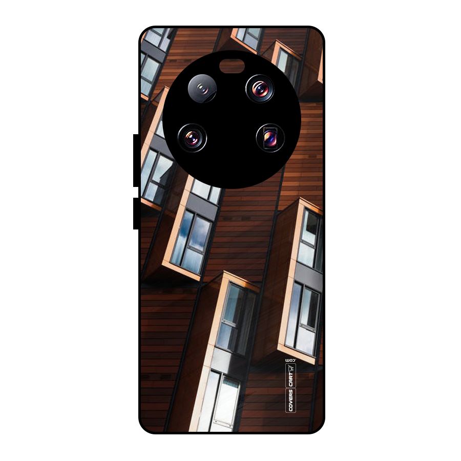 Window Abstract Metal Back Case for Xiaomi 13 Ultra