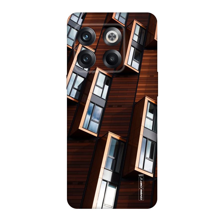 Window Abstract Original Polycarbonate Back Case for OnePlus 10T